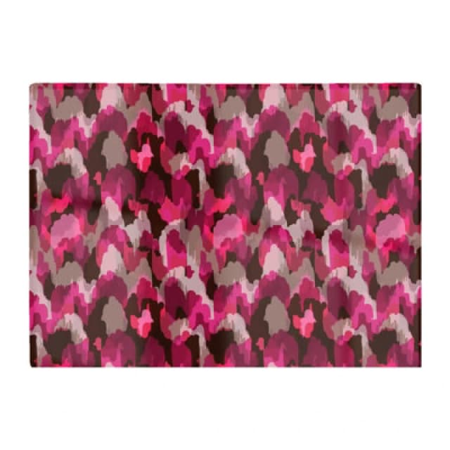 Warren Reed Designer Modern Pink Animal Print Glass Chopping Board