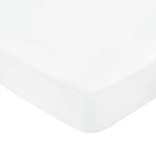 Bedeck of Belfast White Egyptian Cotton Sateen 1000 Thread Count Fine Linens 'Tenno' Fitted Sheet - king