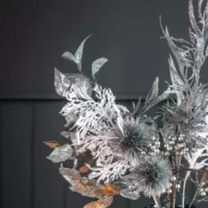 Crossland Grove Cypress Flocked White (3Pk) 800Mm