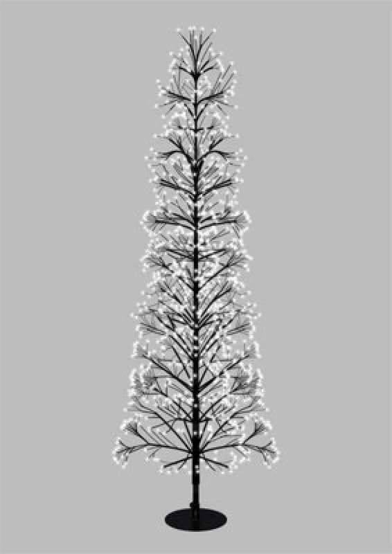 Xmas Haus 1.5M 2000 Ww Micro LED Black Tree