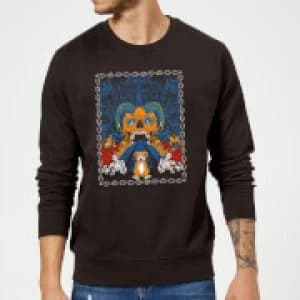 Mr Pickles Retro Print Sweatshirt - Black