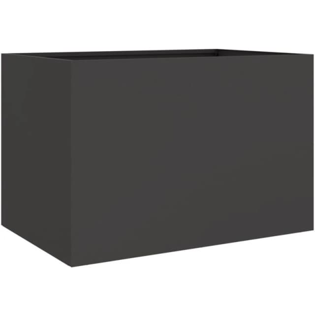 VIDAXL Planter Black 62x40x39cm Steel Vidaxl 8721012364530
