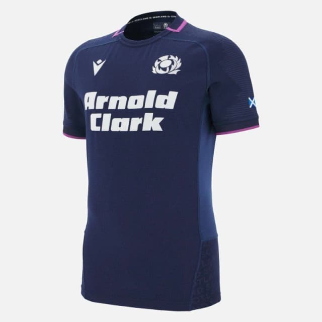 Macron Scotland Rugby 2025 Home Shirt Womens Navy female 10