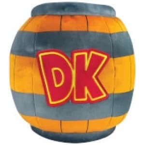 Mario Kart Mega Donkey Kong Barrel Plush Toy