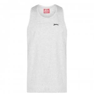 Slazenger Muscle Vest Mens - Grey Marl