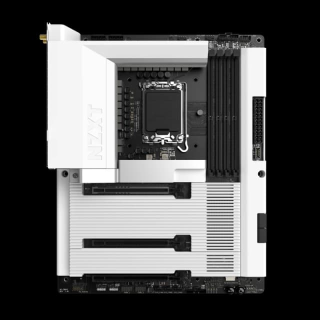 NZXT N7 Z890 Matte White Intel ATX DDR5 WIFI 7 Motherboard LGA 1851 - N7-Z89XT-W1