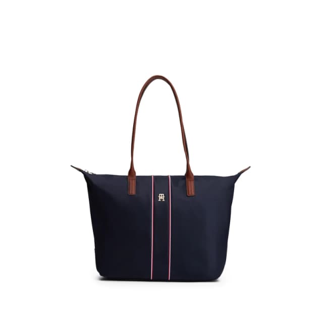 Tommy Hilfiger Womens Popette Tote Bags Blue Corp female One Size
