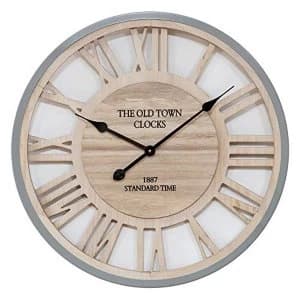 Hometime Wall Clock Cut Out Roman Numerals 62.5cm