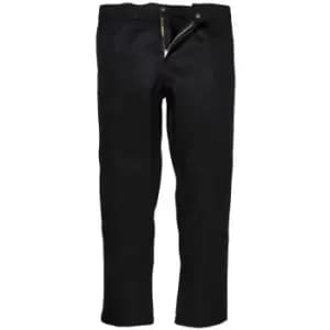 BZ30BKRM - sz M Bizweld Trousers - Black - Black - Portwest