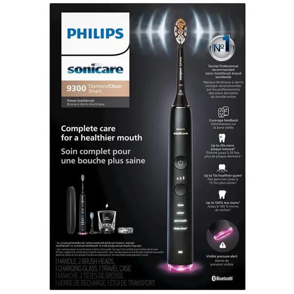 Philips Diamond Clean Smart Black Electric Toothbrush