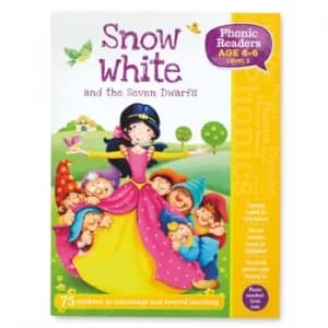 SNOW White AND THE SEVEN DWARFS PHONIC READERS ACTIVITY STORYBOOK AGE 4-6 LEVEL 2