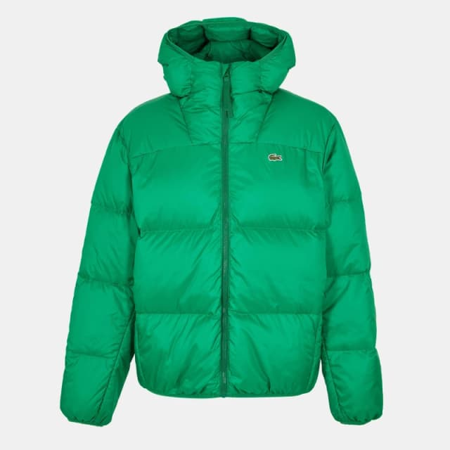 Lacoste Mens Insulated Quilted Puffer Jacket Fluorine Green male 48 (S/M)