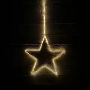 Samuel Alexander - 175 Micro LED Indoor Outdoor Hanging Star Frame Christmas Decoration