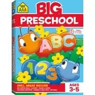 school zone big preschool workbook 320 pages ages 3 to 5 colors shapes numb