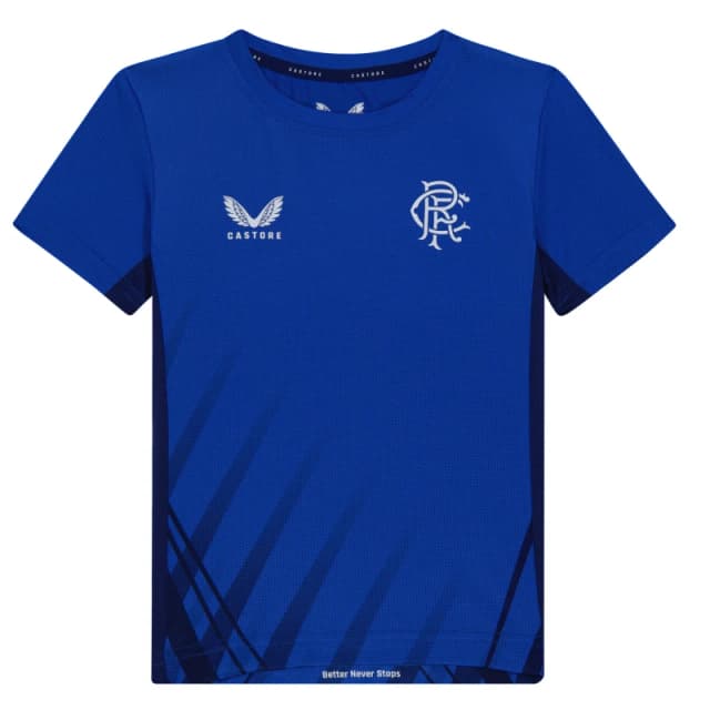Castore Rangers Training Shirt Childrens - Blue Blue 2 - 3 Years