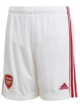 Adidas Arsenal Junior 2020/21 Home Shorts - White