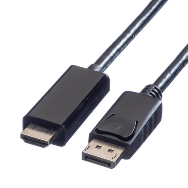 VALUE DisplayPort Cable. DP - UHDTV. M/M. 1 m