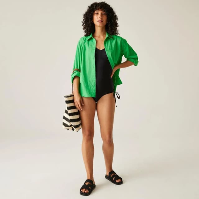 Regatta Womens Alinae UPF 50+ One Piece Swimsuit Black female 10