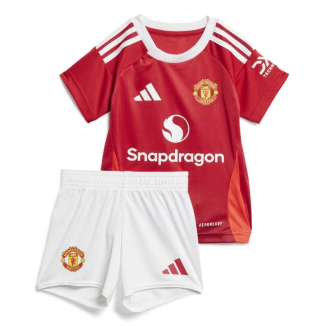 adidas Manchester United Home Babykit 2024 2025 - Red Red 12 - 18 Months