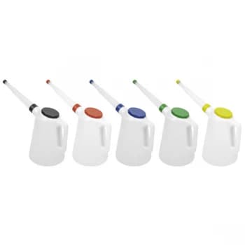 Sealey JDL5SET Oil Containers with Lid & Flexible Spouts 5L - Set of 5
