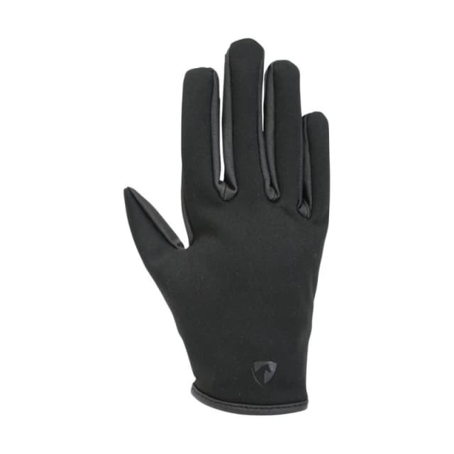 Hy Softshell Panels Riding Gloves in Black Size: XS Black Unisex XS