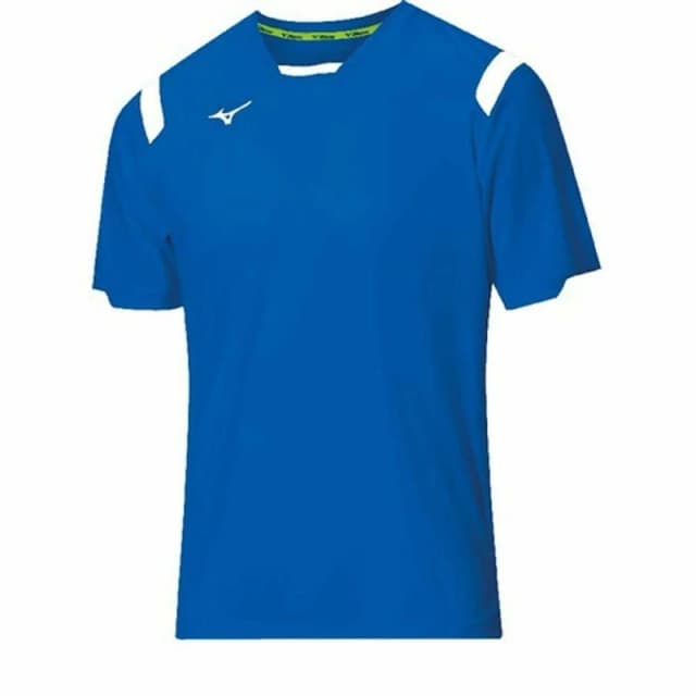 Mizuno Mens Short-Sleeve Performance Gym Top Royal male Medium