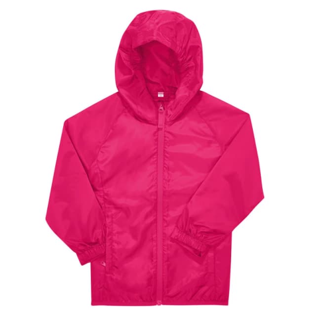 B&C Reset Windbreaker in Pink Size: 12-13 Years Pink Unisex 12-13 Years