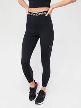 Nike Pro Training 365 Hi Rise Leggings - Black, Size L, Women