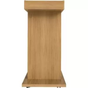 Naples Drinks Bar Cart Oak Finish