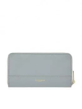 Accessorize Large Zip Around Wallet - Blue