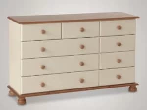 Furniture To Go Copenhagen Cream and Pine 234 Chest of Drawers Flat Packed
