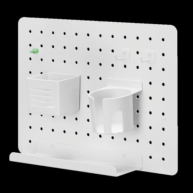 LogiLink Pegboard. Wall-mounted. Office. 420x320mm. white