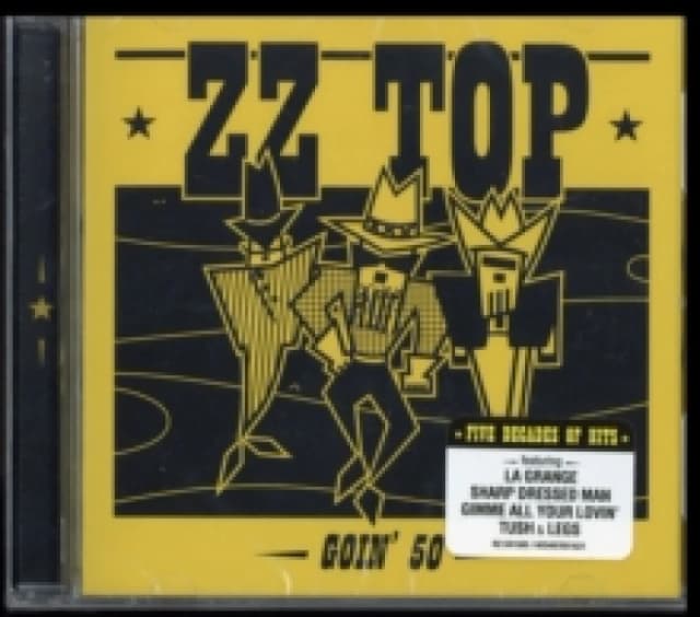 ZZ Top Goin' 50 CD Silver