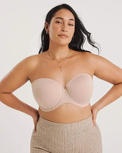 Elomi Elomi Smooth Strapless Sahara Bra Sahara Female 42FF GK76512