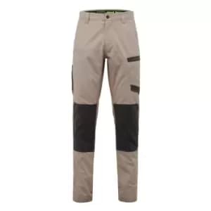 Hard Yakka Mens Work Trousers (30R) (Desert)