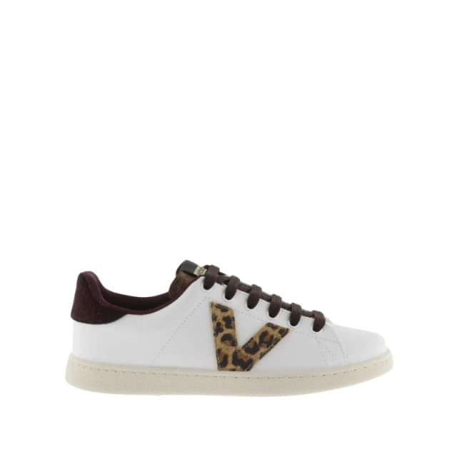 Victoria Leather-look animal print trainers For Her Victoria Rouge Female 37