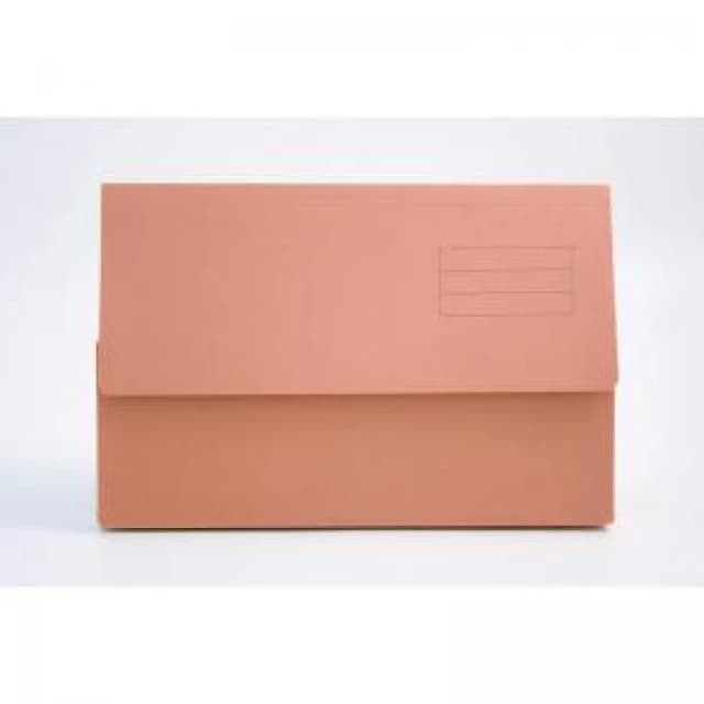 NOTFOUND Guildhall Document Wallets 250gsm Orange PK50 - DW250-ORGZ DW250-ORGZ
