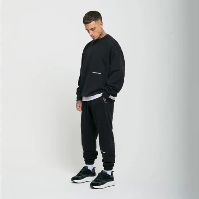 Madison Kohl Core Crew Sweater Mens Black male Small