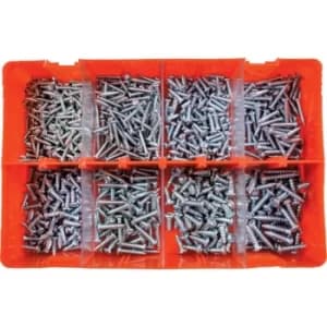 Self Tappers Pozi Pan Imperial BZP Kit