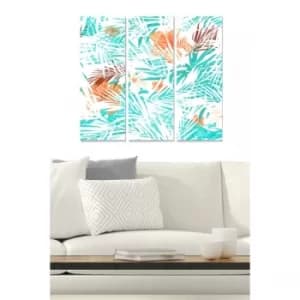 MDF74913799 Multicolor Decorative MDF Painting (3 Pieces)