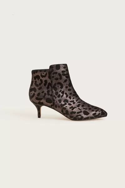 Leopard Ankle Boots