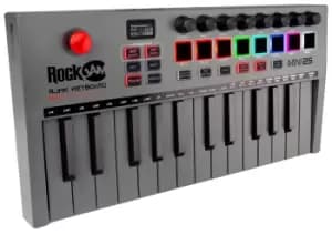 RockJam 25 Key USB & BT Wireless Midi Keyboard Controller