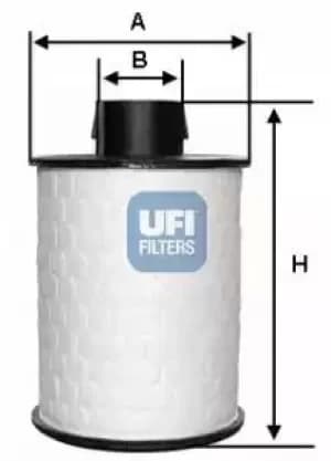 60.H2O.00 UFI Fuel Filter
