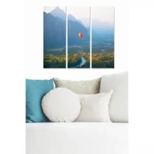 MDF7063670_2 Multicolor Decorative MDF Painting (3 Pieces)