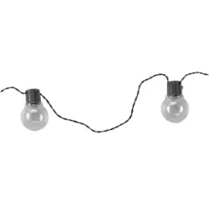 Smart Solar Festoon Lights - Set Of 20 - Black