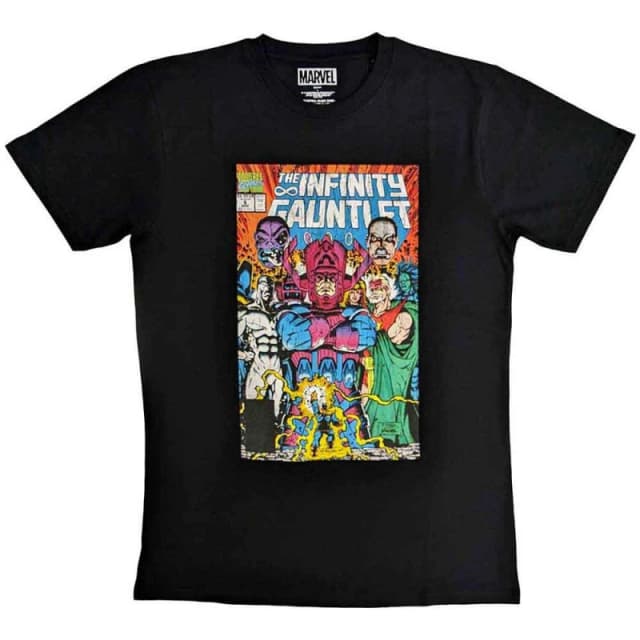 Marvel Infinity Gauntlet T Shirt Black unisex
