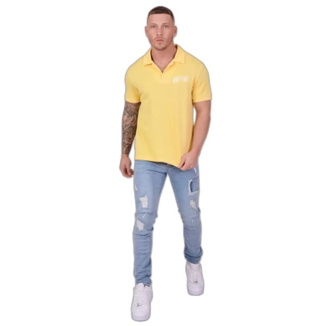 Project X Paris Mesh Polo shirt Project x Paris Soft Jaune Male XS