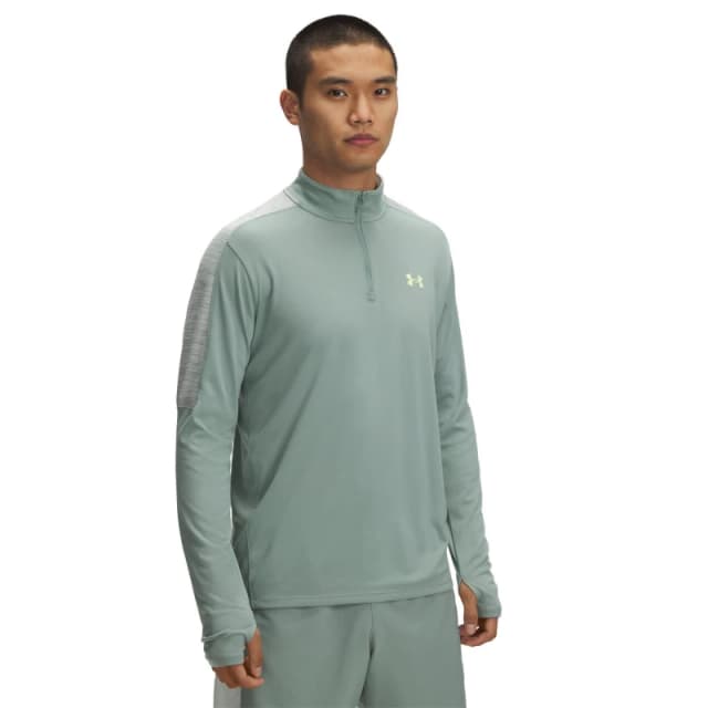 Under Armour Mens Tech Quarter-Zip Fleece Green male 2XL