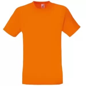 Fruit Of The Loom Mens Screen Stars Original Full Cut Short Sleeve T-Shirt (3XL) (Orange)