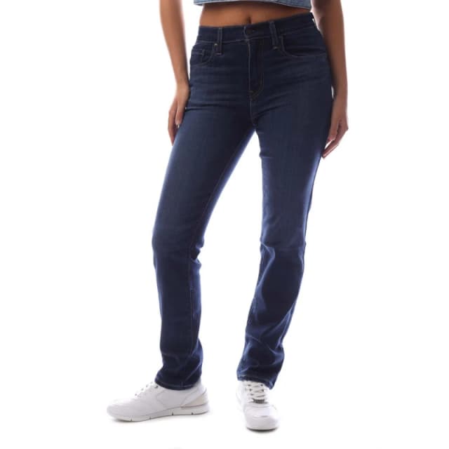 Levis Womens High-Rise Junior Straight Leg Jeans Chls Carbon Glw female 25 L30